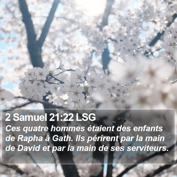 2 Samuel 21:22 LSG Bible Study