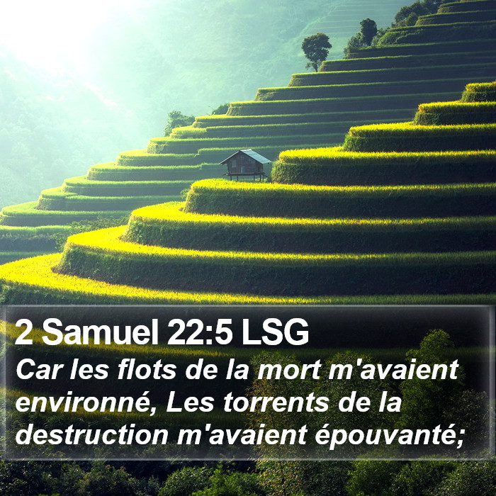 2 Samuel 22:5 LSG Bible Study