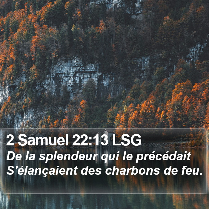 2 Samuel 22:13 LSG Bible Study