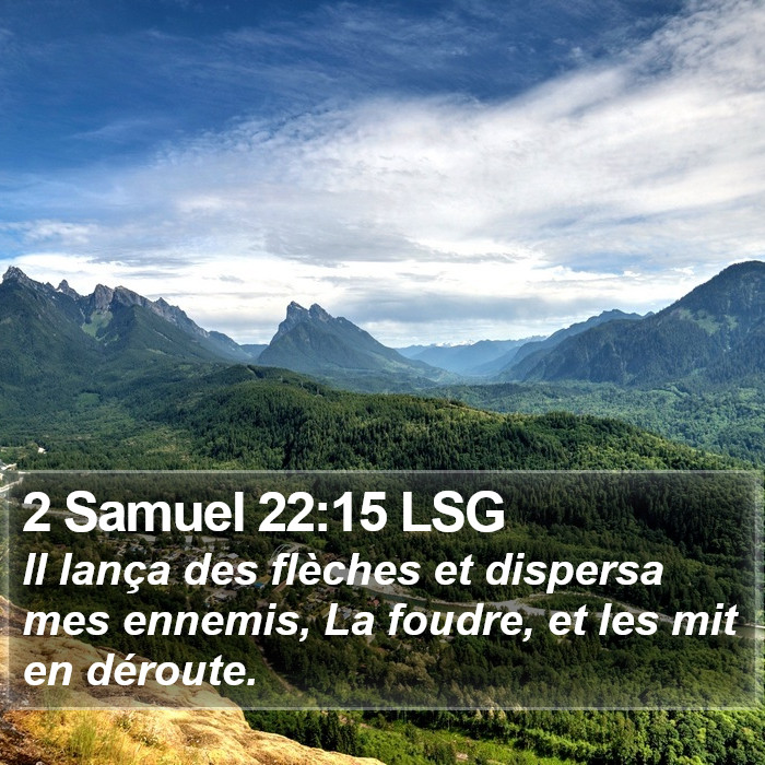2 Samuel 22:15 LSG Bible Study
