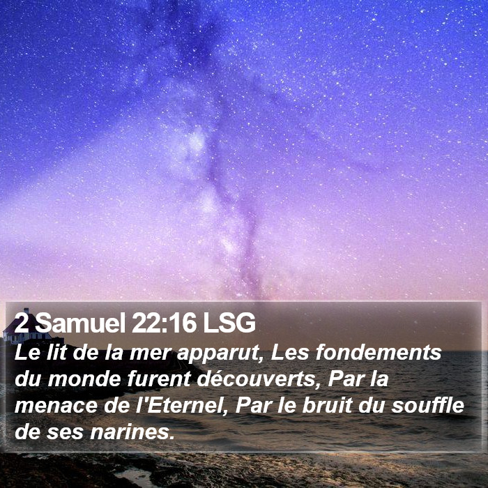 2 Samuel 22:16 LSG Bible Study
