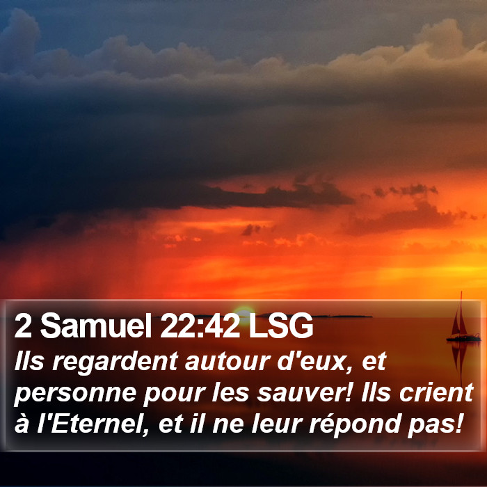 2 Samuel 22:42 LSG Bible Study