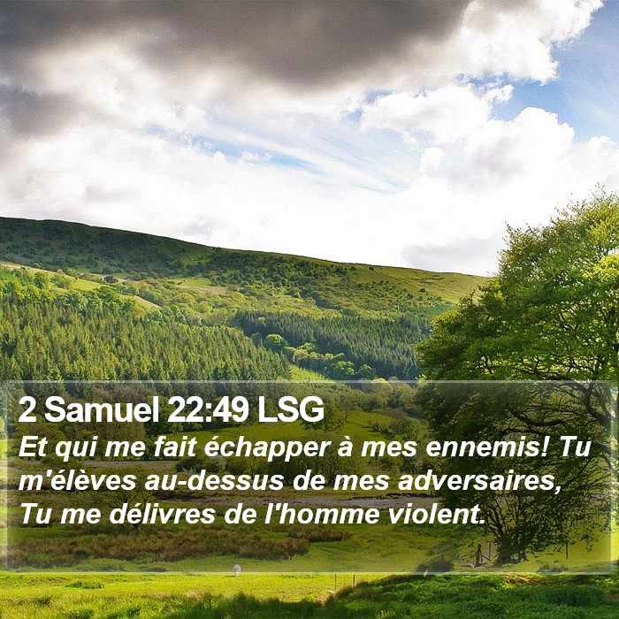 2 Samuel 22:49 LSG Bible Study
