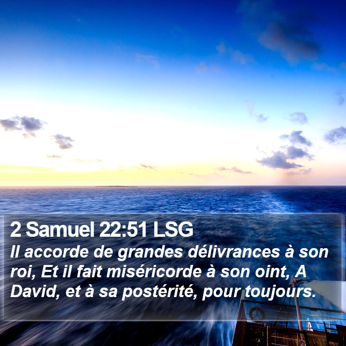 2 Samuel 22:51 LSG Bible Study