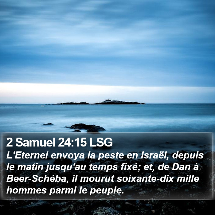 2 Samuel 24:15 LSG Bible Study