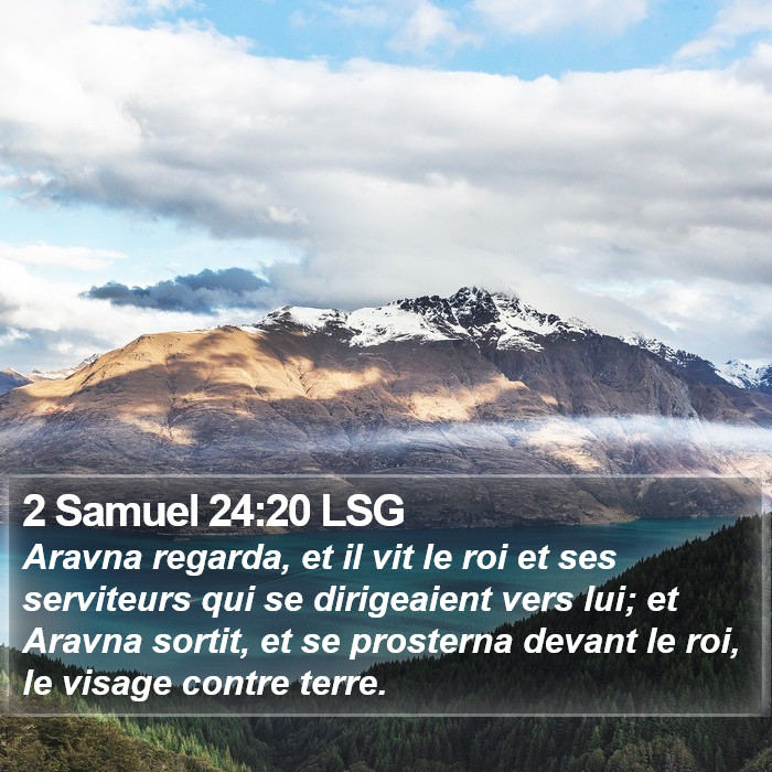 2 Samuel 24:20 LSG Bible Study