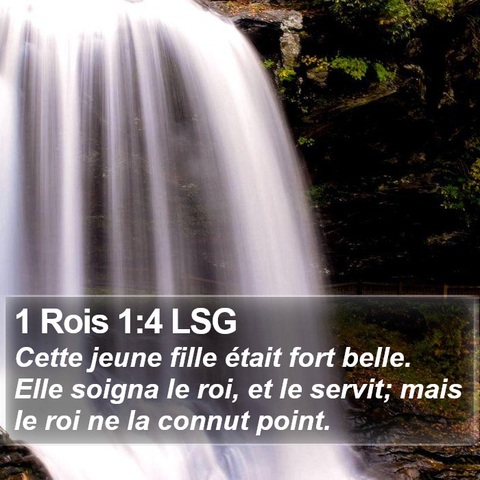 1 Rois 1:4 LSG Bible Study