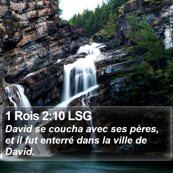 1 Rois 2:10 LSG Bible Study