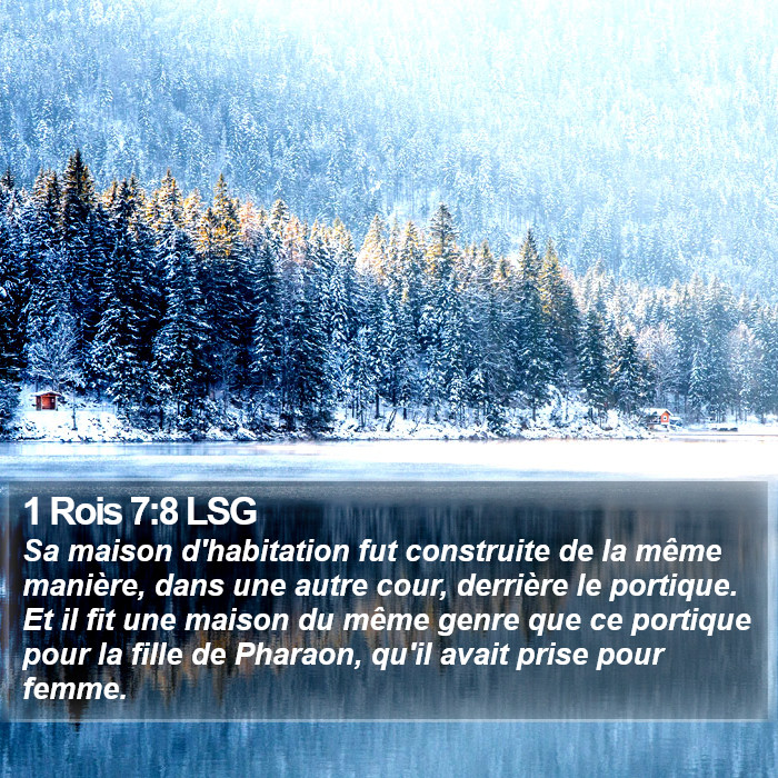 1 Rois 7:8 LSG Bible Study