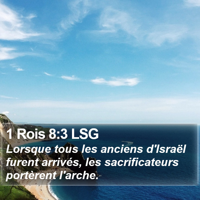 1 Rois 8:3 LSG Bible Study