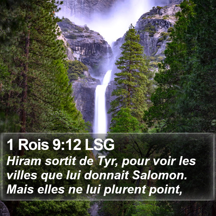 1 Rois 9:12 LSG Bible Study
