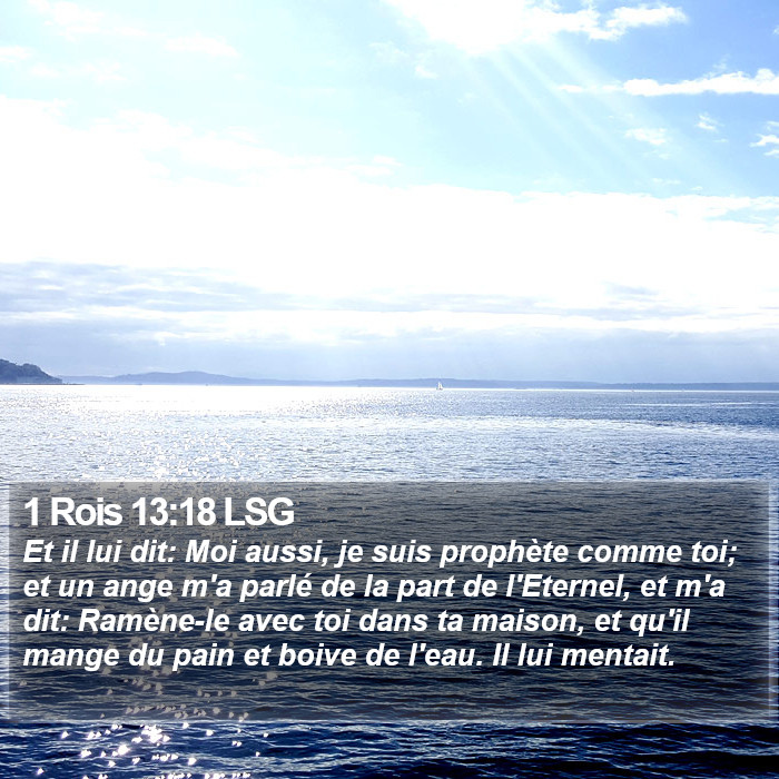 1 Rois 13:18 LSG Bible Study