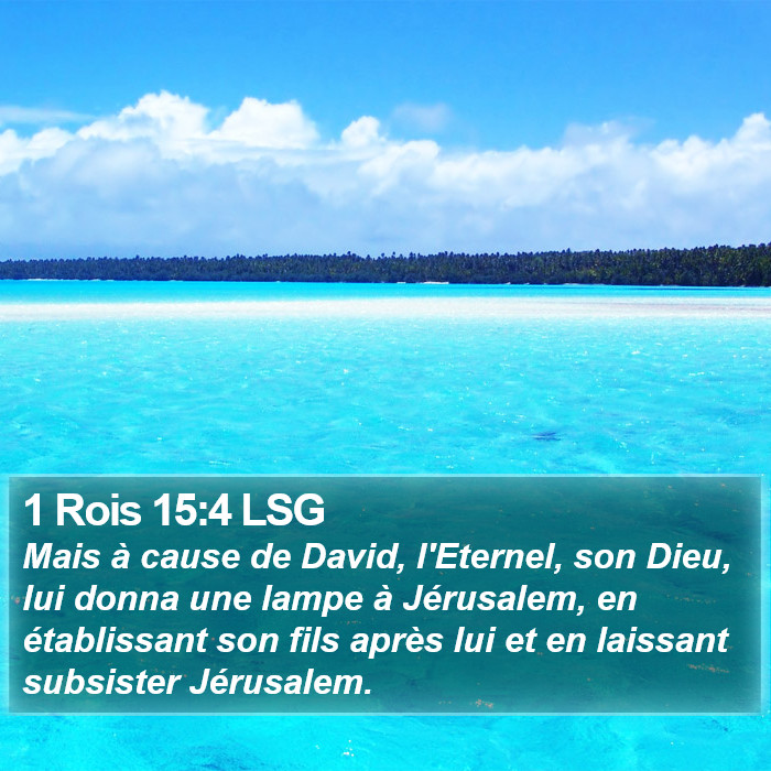 1 Rois 15:4 LSG Bible Study