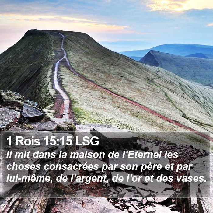 1 Rois 15:15 LSG Bible Study