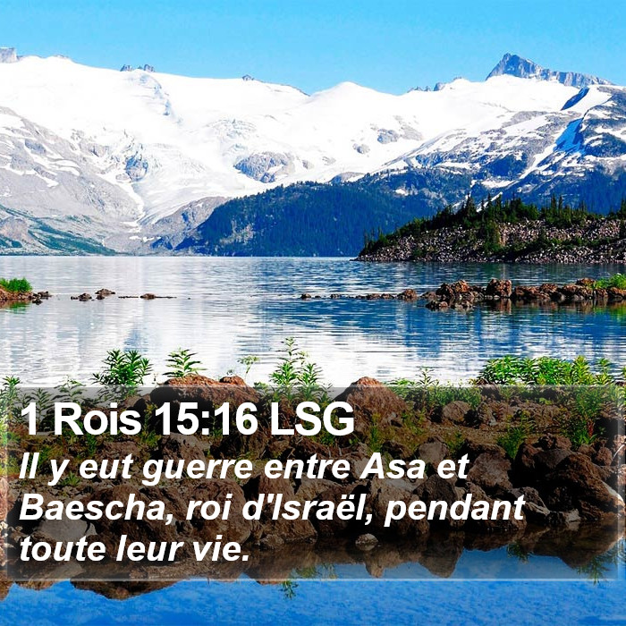 1 Rois 15:16 LSG Bible Study