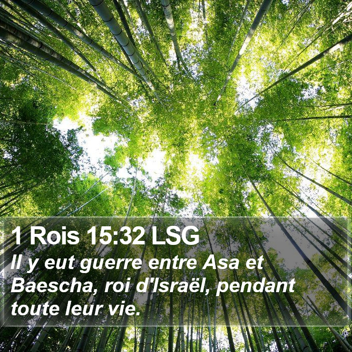 1 Rois 15:32 LSG Bible Study