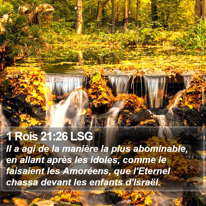 1 Rois 21:26 LSG Bible Study