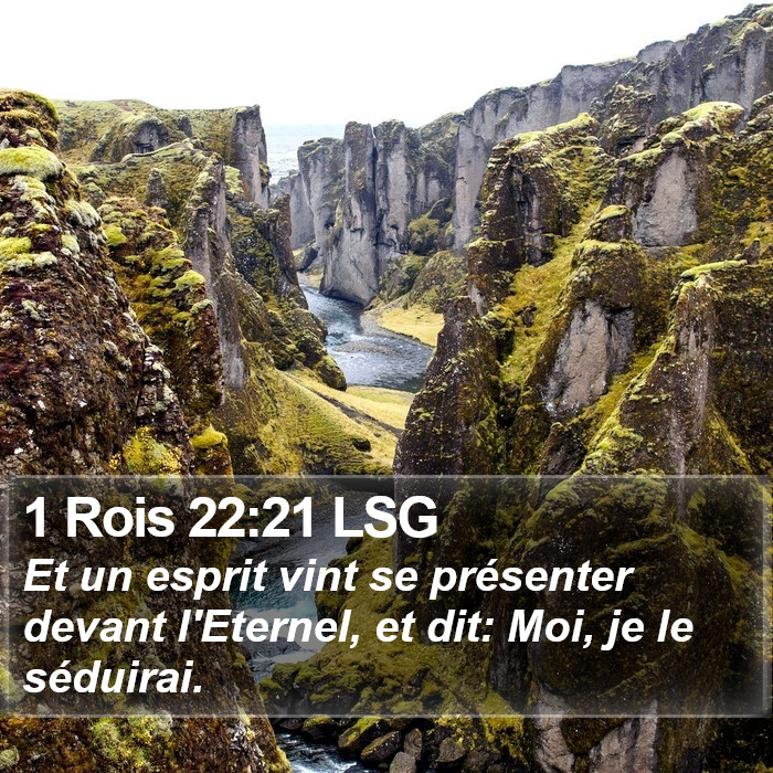 1 Rois 22:21 LSG Bible Study