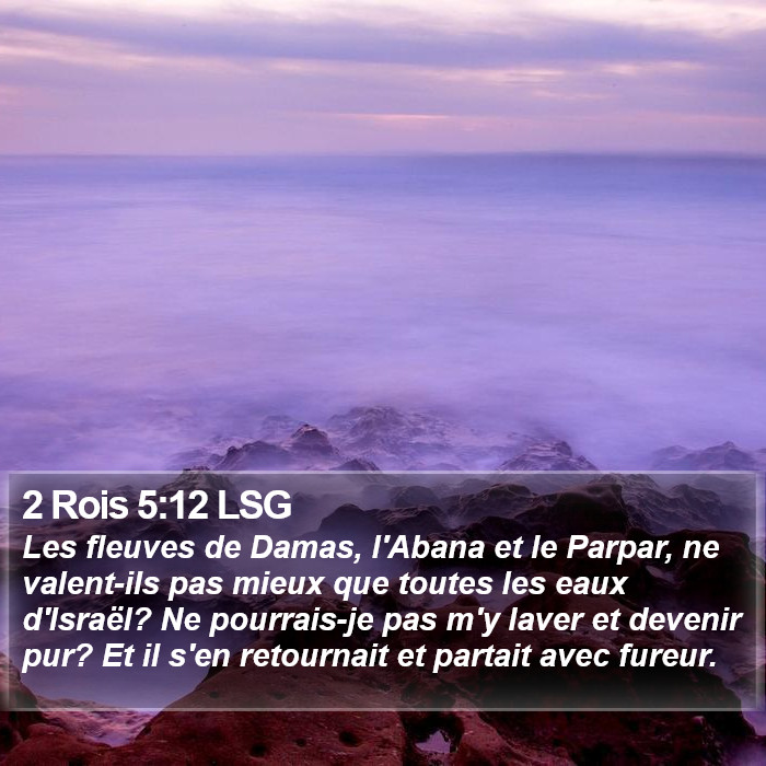 2 Rois 5:12 LSG Bible Study