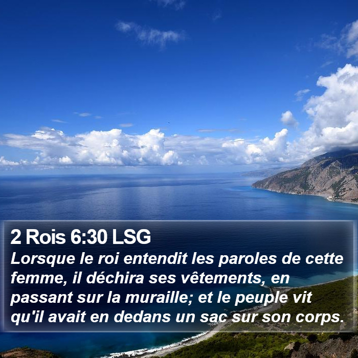 2 Rois 6:30 LSG Bible Study