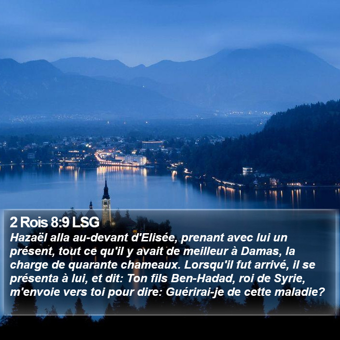 2 Rois 8:9 LSG Bible Study