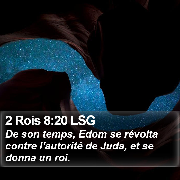 2 Rois 8:20 LSG Bible Study