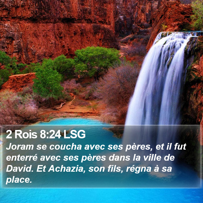 2 Rois 8:24 LSG Bible Study