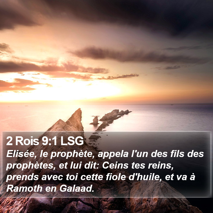 2 Rois 9:1 LSG Bible Study
