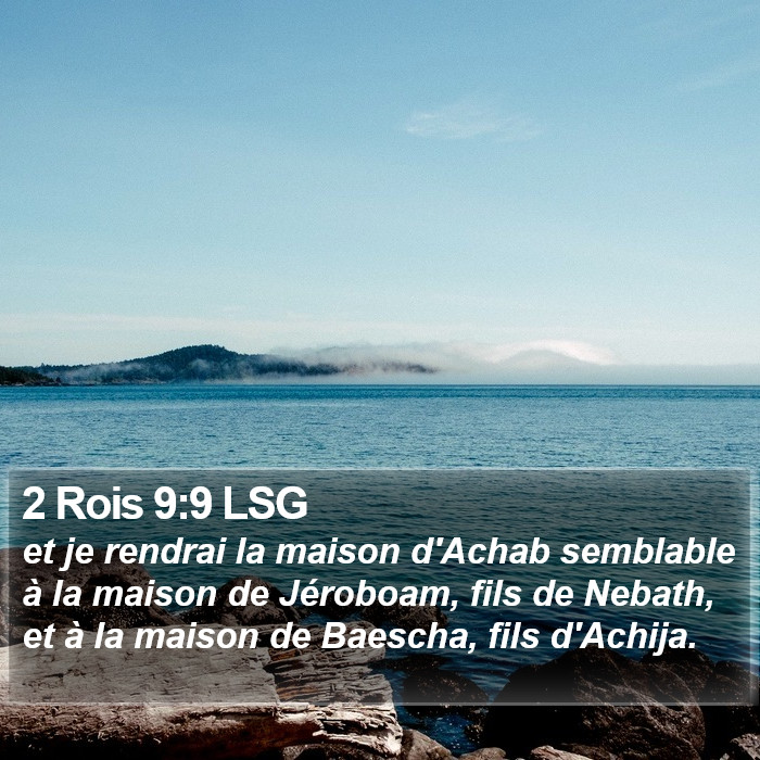 2 Rois 9:9 LSG Bible Study