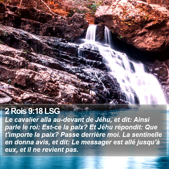 2 Rois 9:18 LSG Bible Study