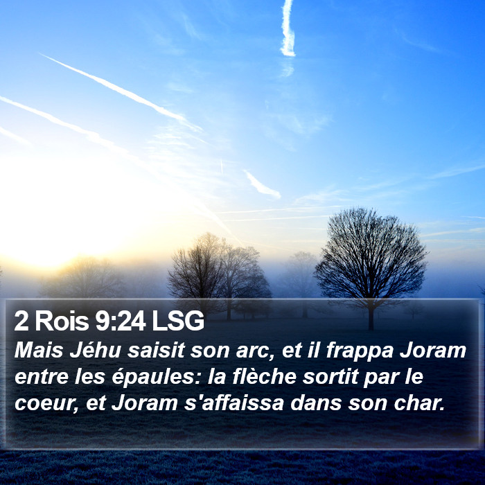 2 Rois 9:24 LSG Bible Study
