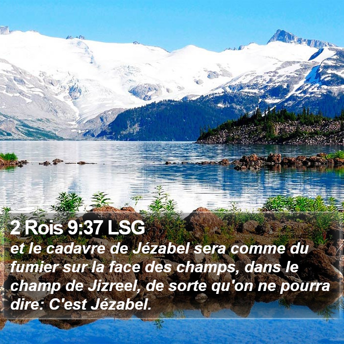2 Rois 9:37 LSG Bible Study