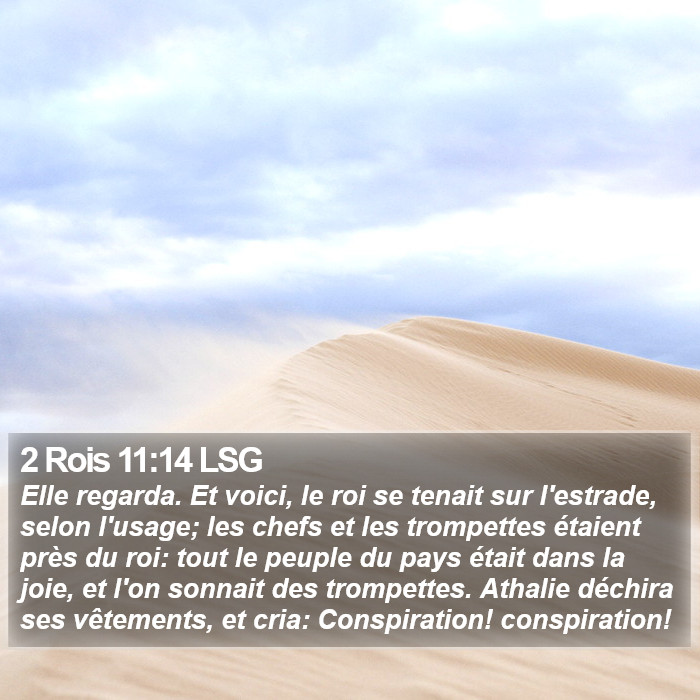 2 Rois 11:14 LSG Bible Study