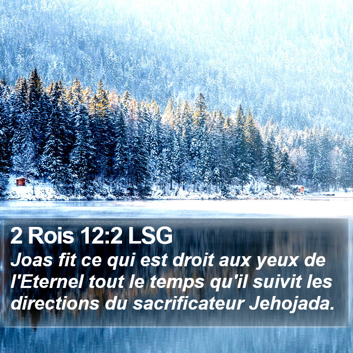 2 Rois 12:2 LSG Bible Study