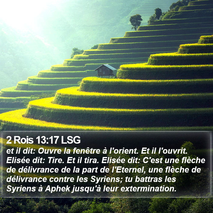 2 Rois 13:17 LSG Bible Study