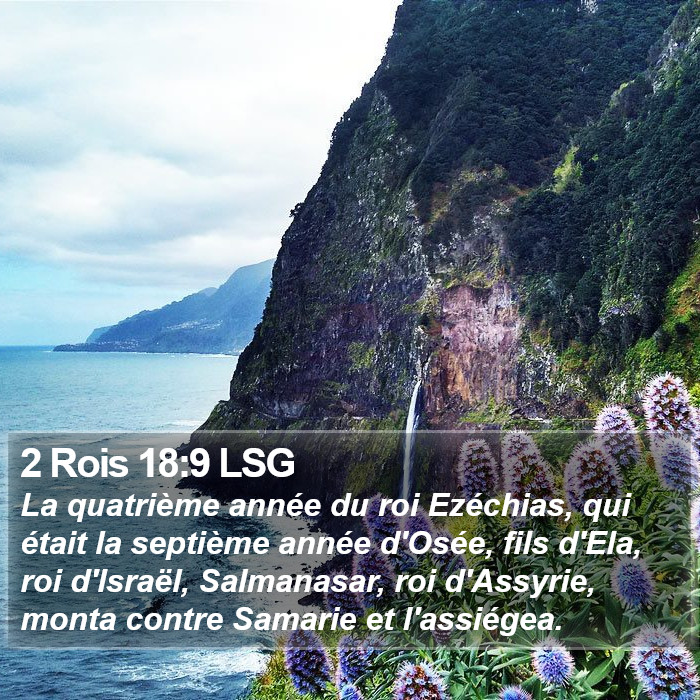 2 Rois 18:9 LSG Bible Study