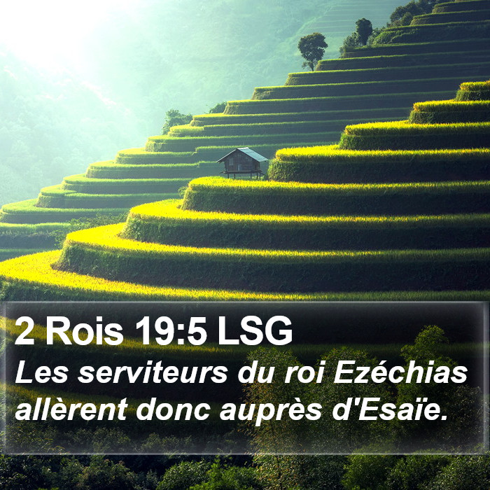 2 Rois 19:5 LSG Bible Study