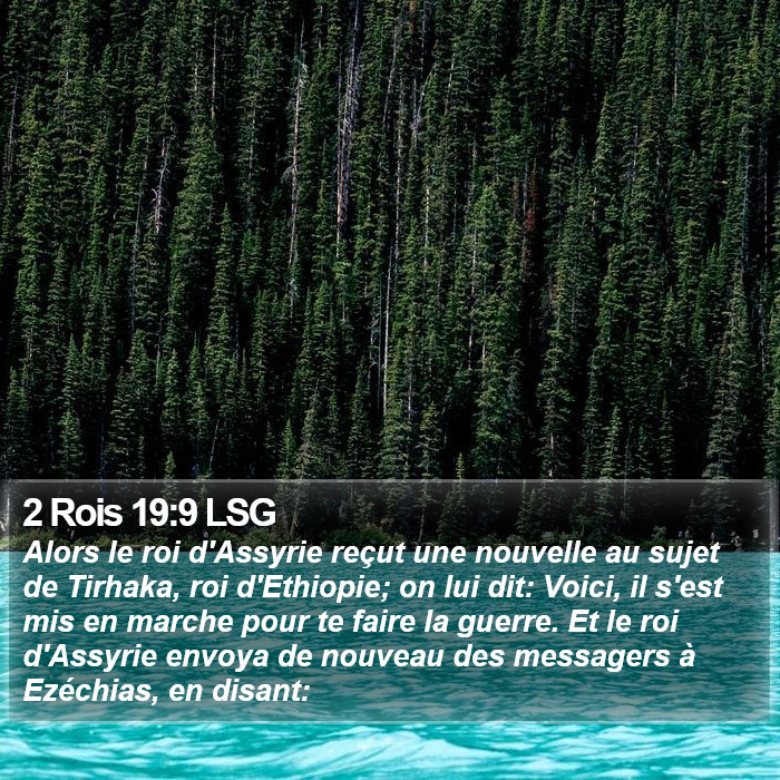 2 Rois 19:9 LSG Bible Study