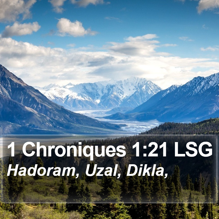 1 Chroniques 1:21 LSG Bible Study