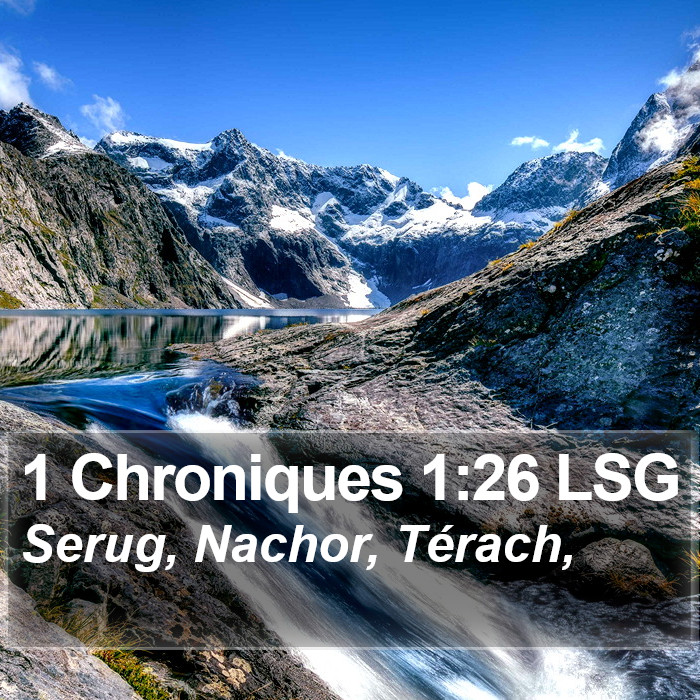 1 Chroniques 1:26 LSG Bible Study