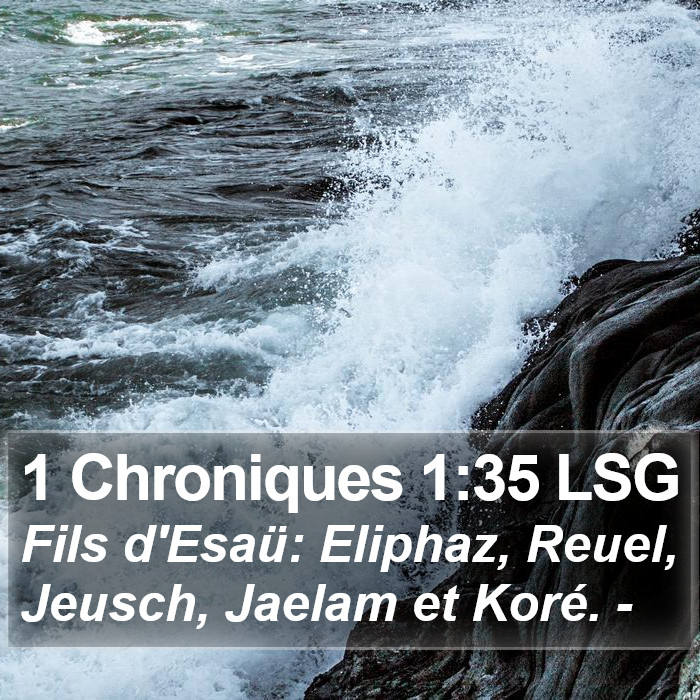 1 Chroniques 1:35 LSG Bible Study