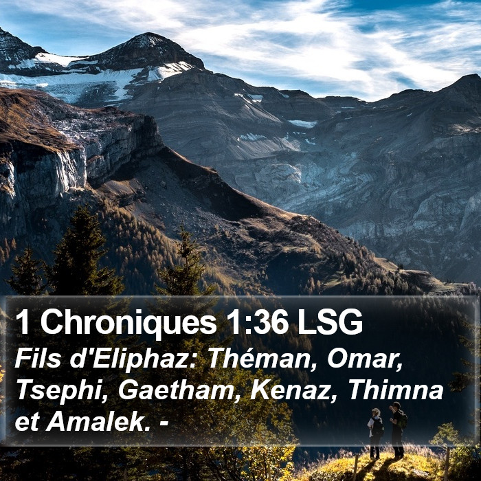 1 Chroniques 1:36 LSG Bible Study