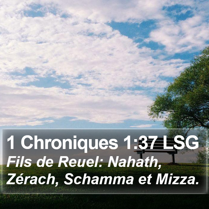 1 Chroniques 1:37 LSG Bible Study