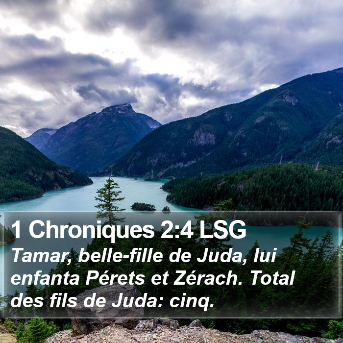 1 Chroniques 2:4 LSG Bible Study