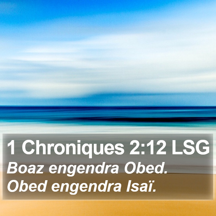 1 Chroniques 2:12 LSG Bible Study