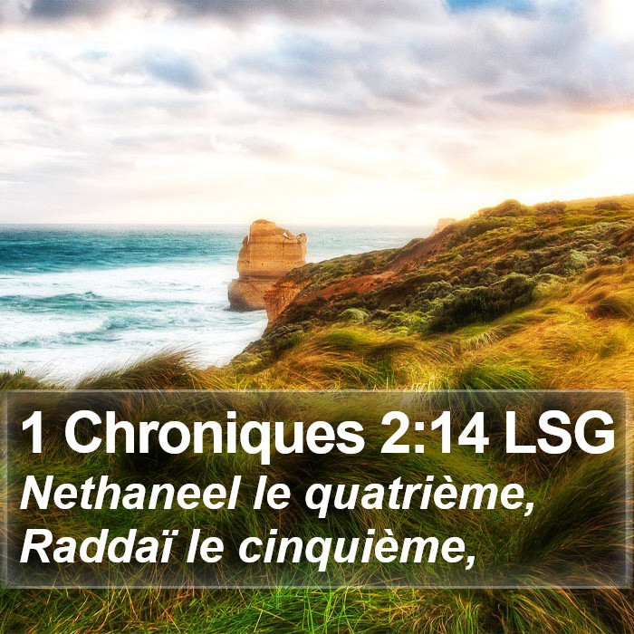 1 Chroniques 2:14 LSG Bible Study