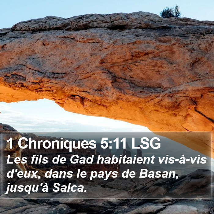 1 Chroniques 5:11 LSG Bible Study
