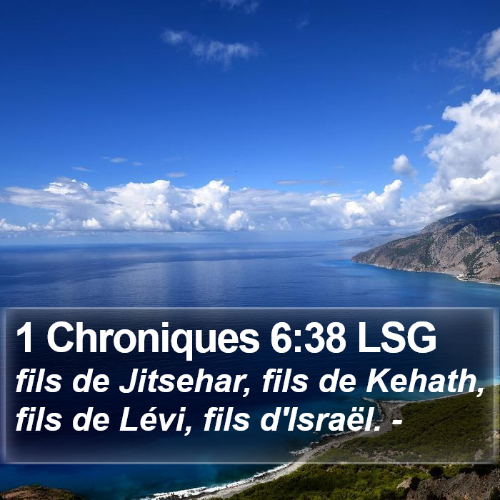 1 Chroniques 6:38 LSG Bible Study
