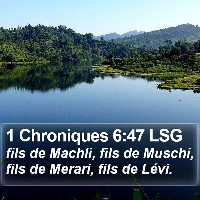 1 Chroniques 6:47 LSG Bible Study