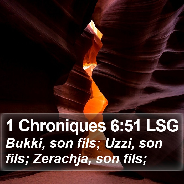 1 Chroniques 6:51 LSG Bible Study